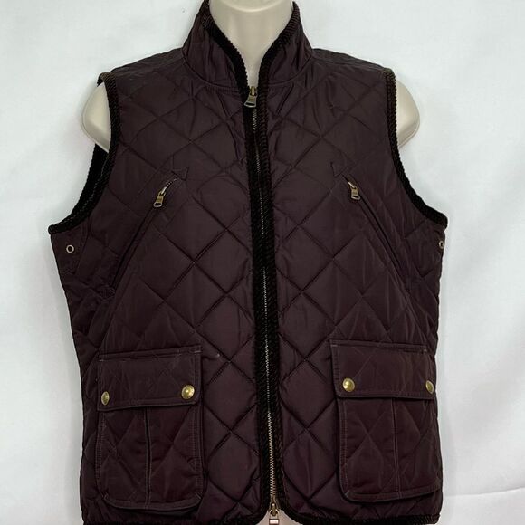 Lauren Jeans Company Brown Quilted Vest - Picture 1 of 16